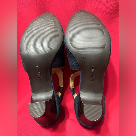 Easy Spirit Women’s 6.5M Rovana Mary Jane Pump Heel in Navy Suede New With Box - Picture 6 of 7